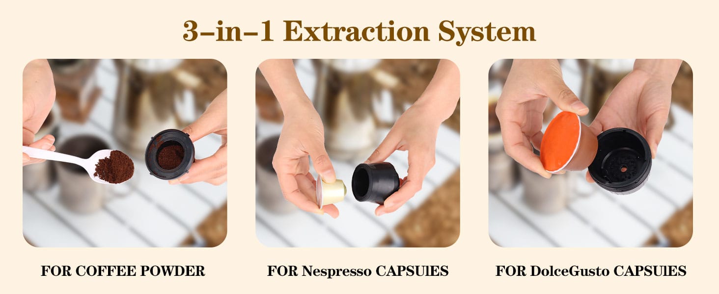 Blitz® – 3-in-1 Portable & Rechargeable Espresso Coffee Machine with Built-in Heating - Tunisie Blitz® – 3-in-1 Portable & Rechargeable Espresso Coffee Machine with Built-in Heating - Tunisie