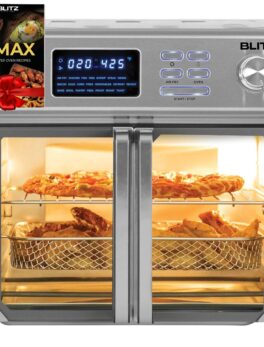 BLITZ MEGA® 16 Quart Oven and Air Fryer with 22 Smart Programs (USA Quality) - Tunisie