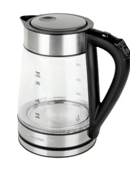 Blitz 1.7 Liter Digital Temperature Variable Rapid Boil Electric Kettle, Stainless Steel