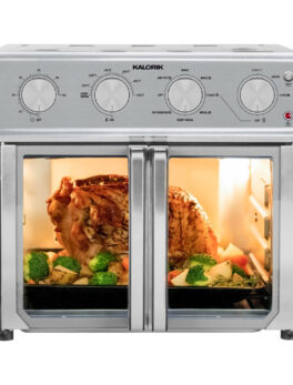 Blitz 26 Quart Analog MAXX® Air Fryer Oven with 7 Accessories, Stainless Steel