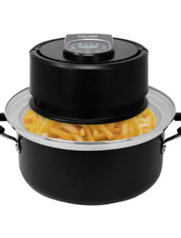 Blitz Digital Universal Air fryer Lid, Black