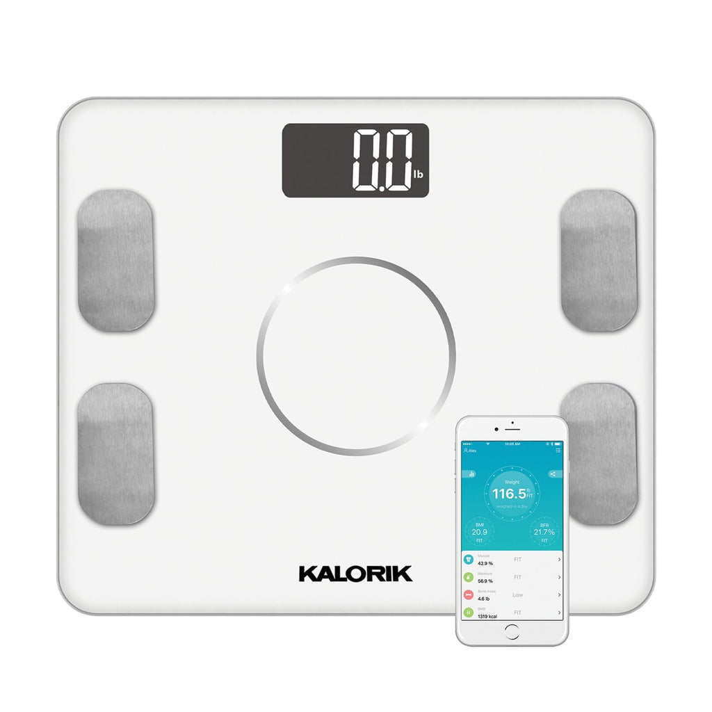 Blitz Home Smart Electronic Body Analysis Scale, White