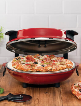 Blitz® Hot Stone Pizza Oven, Red