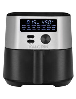 Blitz MAXX® 6 Quart Digital Air Fryer with LED Screen, Black and Stainless Steel