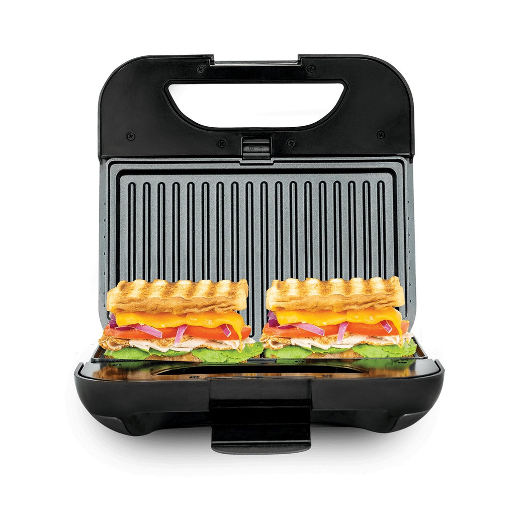 Blitz® Multi-Purpose Waffle, Grill and Sandwich Maker, Stainless Steel and Black