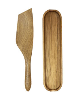 Mad Hungry 2-Piece Acacia Wood Spurtle Set