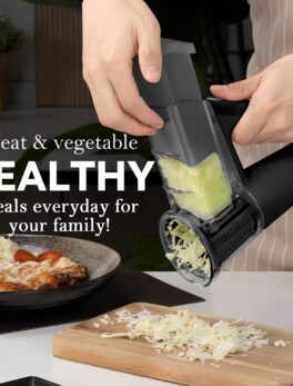 Blitz® – 4-in-1 Cordless Electric Grater & Slicer, Rechargeable and Compact for Quick Kitchen Prep          Ask ChatGPT - Tunisie
