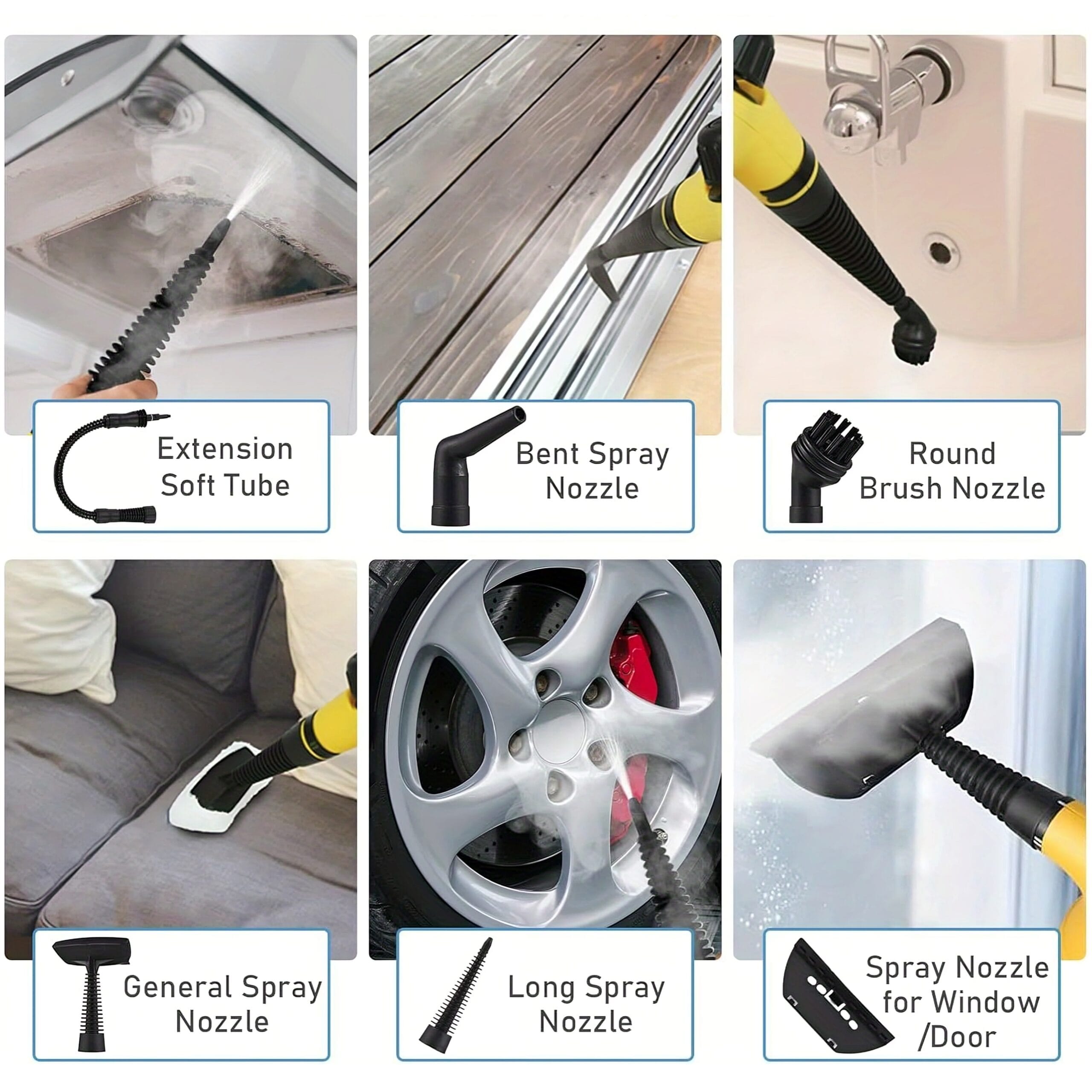 Blitz® – 9-in-1 Portable Handheld Steam Cleaner | Multifunction High-Pressure Eco-Friendly Cleaning - Tunisie Blitz® – 9-in-1 Portable Handheld Steam Cleaner | Multifunction High-Pressure Eco-Friendly Cleaning - Tunisie