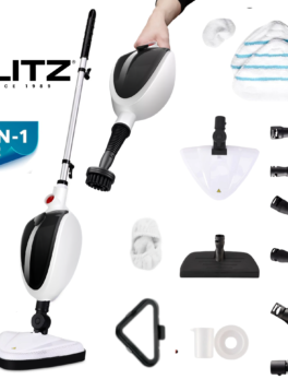 Blitz – 10 In 1 Multifunction Steam Cleaner 1300W With 10 Accessories For All Detachable Floors - Tunisie
