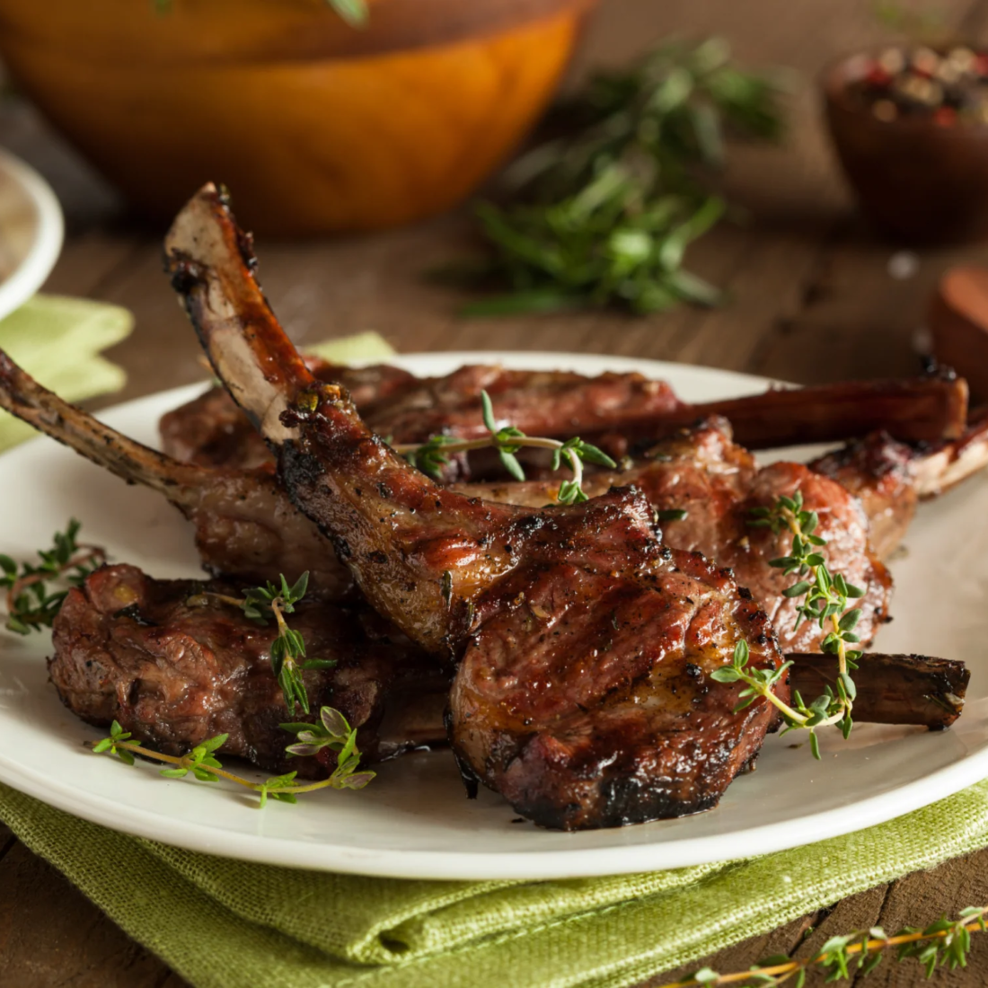 Air Fryer Grilled Lamb Rib Chops with Blitz MAXX Air Fry Oven - Tunisie